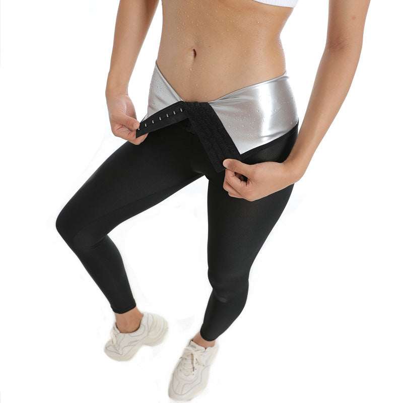 Sweaty Women&#39;s High-waisted Belly Fitness Pants