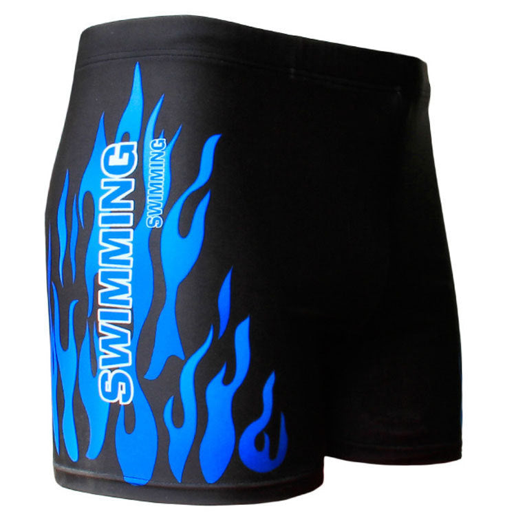 Swimming Trunks Swimwear New Style Men&#39;s Swimwear Flame Swimming Trunks