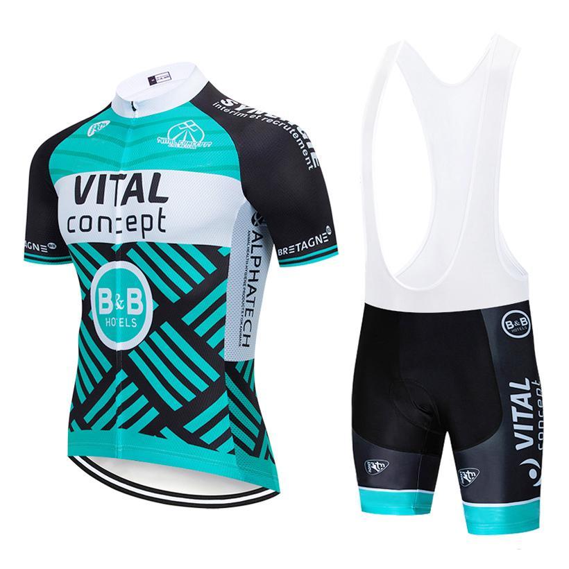 Vital Sports Men&#39;s Black JERSEY SHORTS Bib Set
