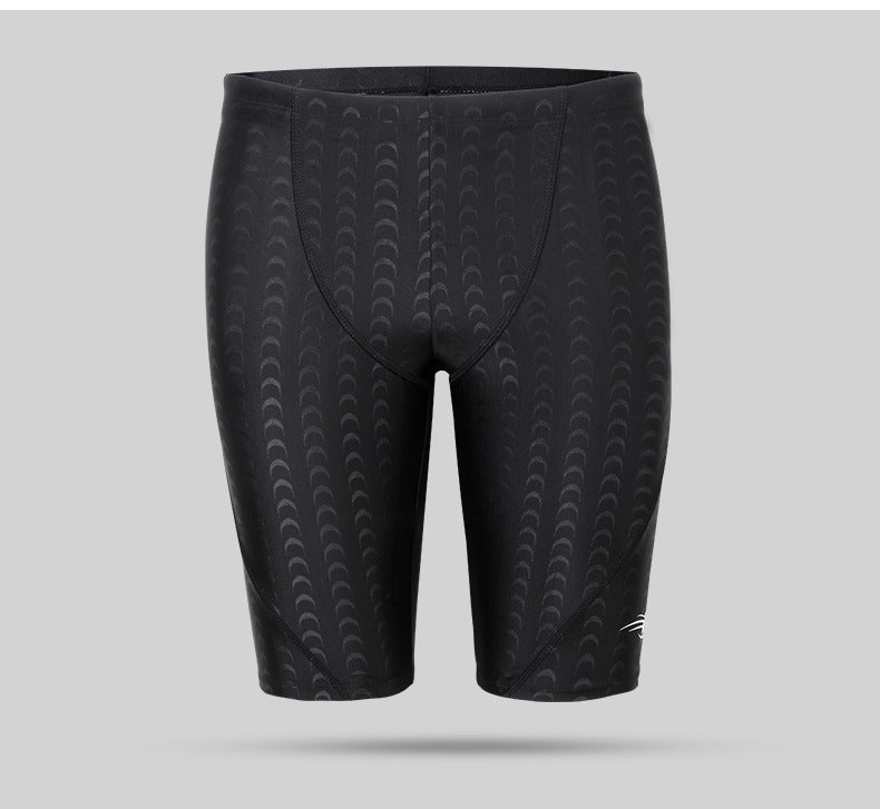 Shark Skin Five Points Men&#39;s Swimming Trunks