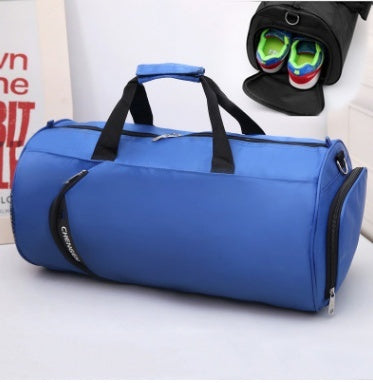 Fitness bag men&#39;s sports bag basketball training bag football bag portable travel bag cylinder bag shoulder bag waterproof