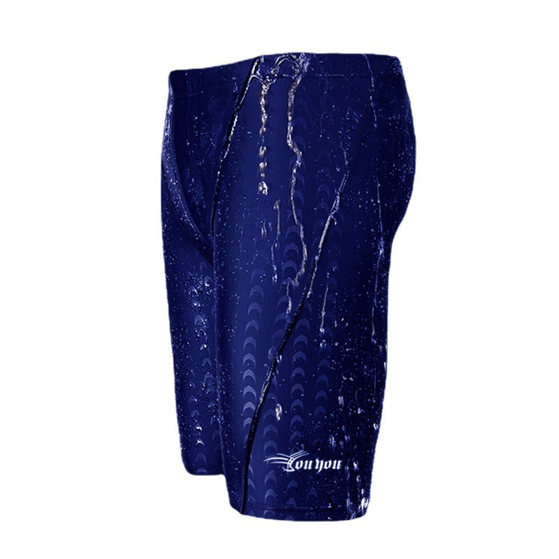 Shark Skin Five Points Men&#39;s Swimming Trunks
