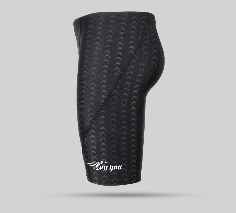 Shark Skin Five Points Men&#39;s Swimming Trunks