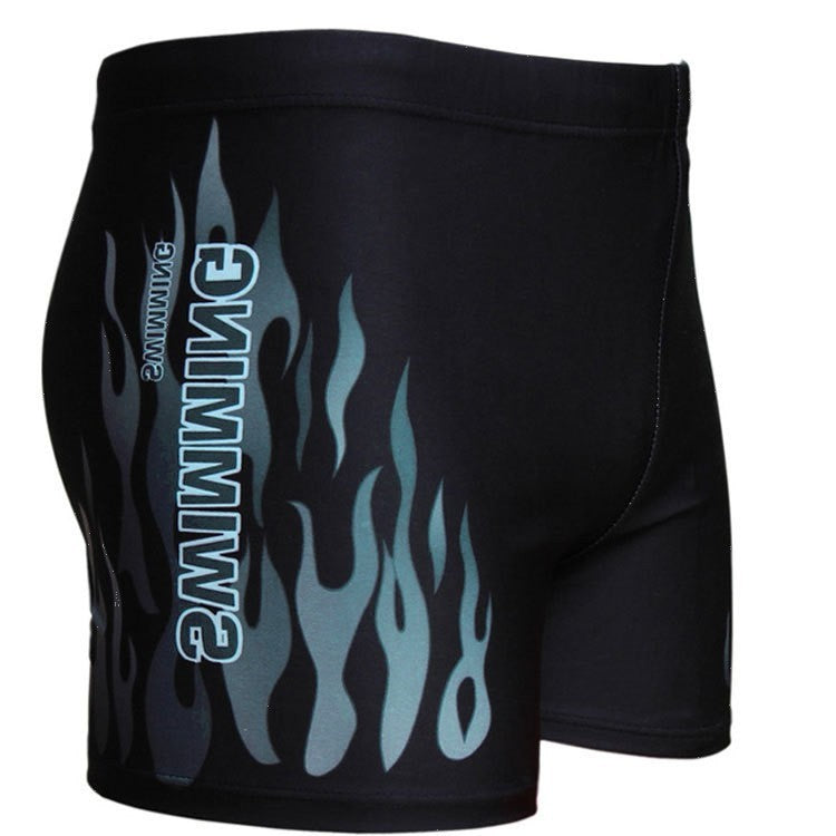 Swimming Trunks Swimwear New Style Men&#39;s Swimwear Flame Swimming Trunks