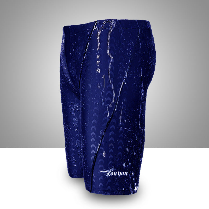 Shark Skin Five Points Men&#39;s Swimming Trunks
